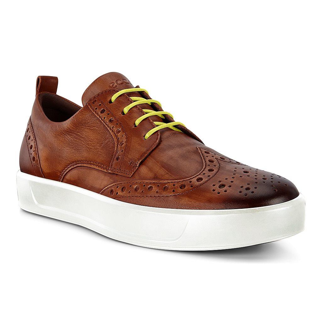 Baskets Ecco Soft 8 Homme Marron 6348-GOUIH